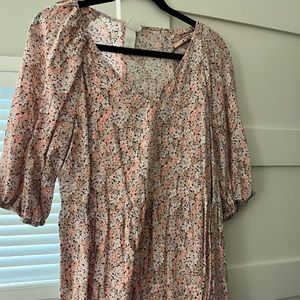 H&M Floral MIDI House Dress